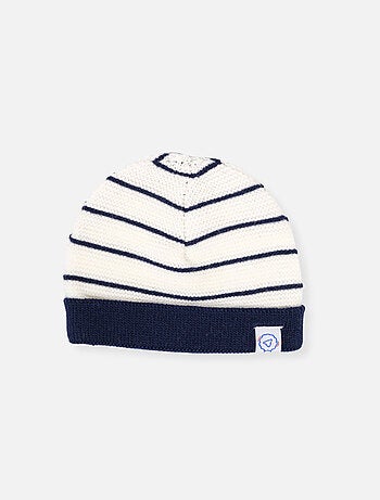 Bonnet bébé à revers