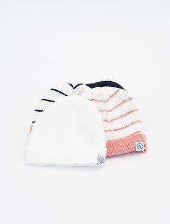 Bonnet bébé à revers