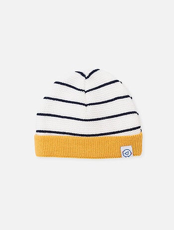 Bonnet bébé à revers