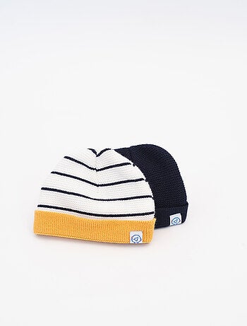 Bonnet bébé à revers