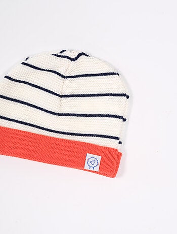 Bonnet bébé à revers