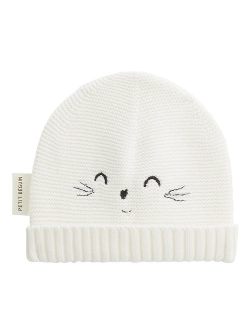 Bonnet bébé et chaussons en tricot Hello Baby - Kiabi