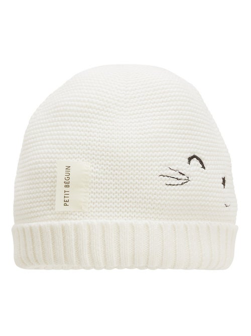 Bonnet bébé et chaussons en tricot Hello Baby - Kiabi