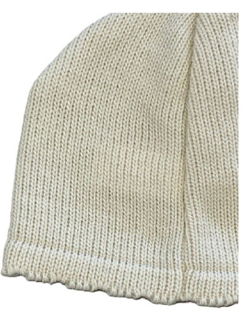 Bonnet Bébé Tricot LES CHATOUNETS Beige - Kiabi