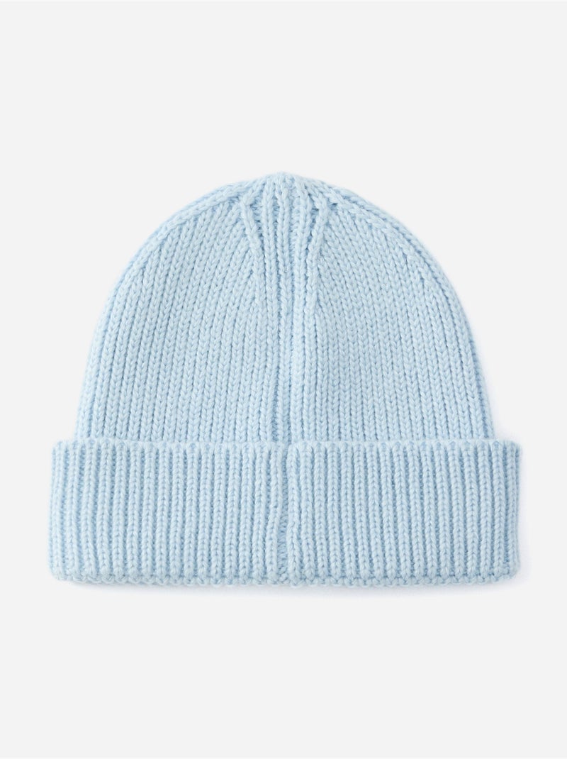 Bonnet bébé uni - the north face Bleu ciel - Kiabi