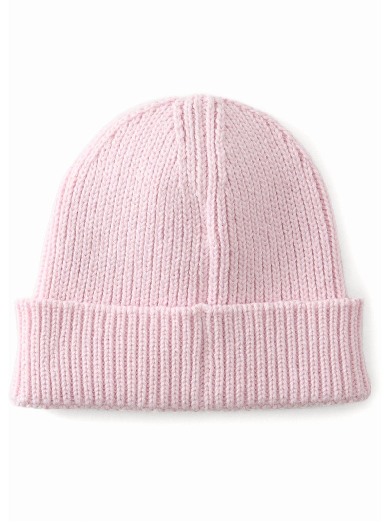 Bonnet bébé uni - the north face Rose clair - Kiabi