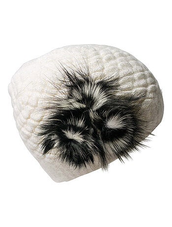 Bonnet bi-color FLORE