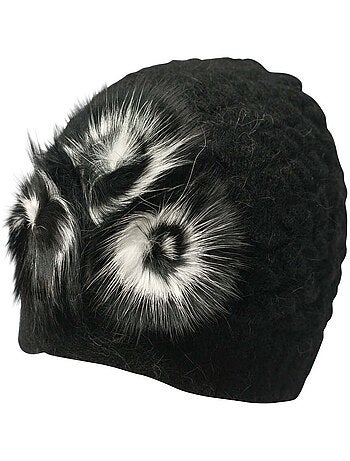Bonnet bi-color FLORE