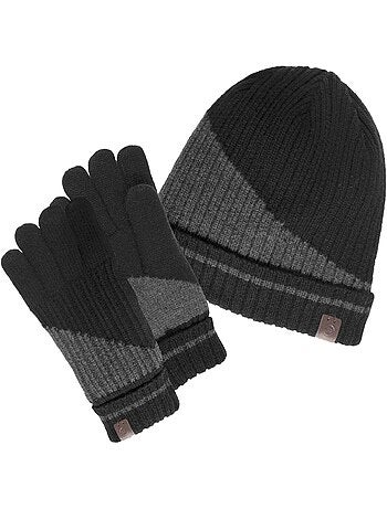 Bonnet bicolor homme Isotoner