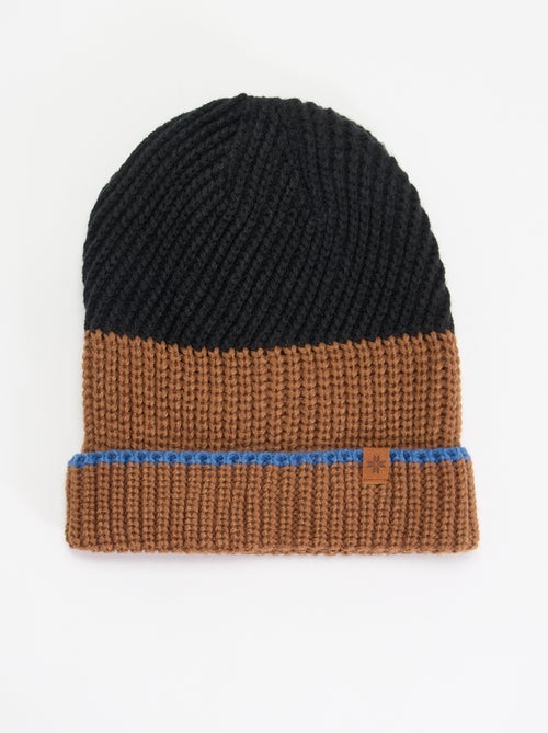 Bonnet bicolore avec revers - Kiabi Bonnet bicolore avec revers - Kiabi