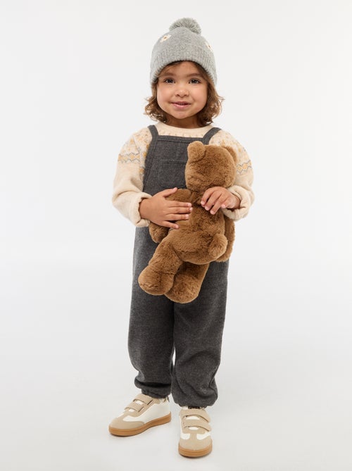 Bonnet brodé en coton - Kiabi