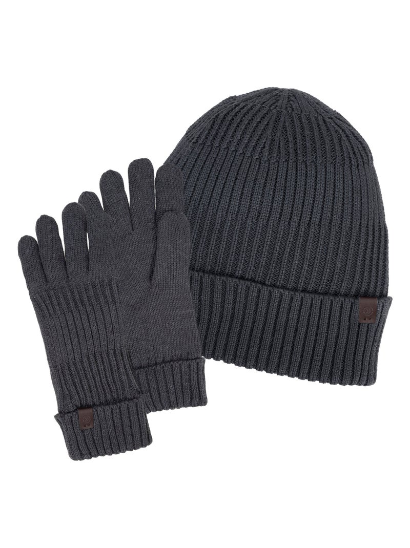 Bonnet chaud, doublé polaire recyclée homme Isotoner Gris - Kiabi