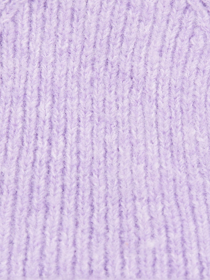 Cagoule femme hiver, bonnet capuche tricoté, laine mélangée chaude, ca
