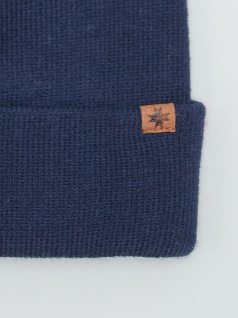 Bonnet classique Bleu - Kiabi