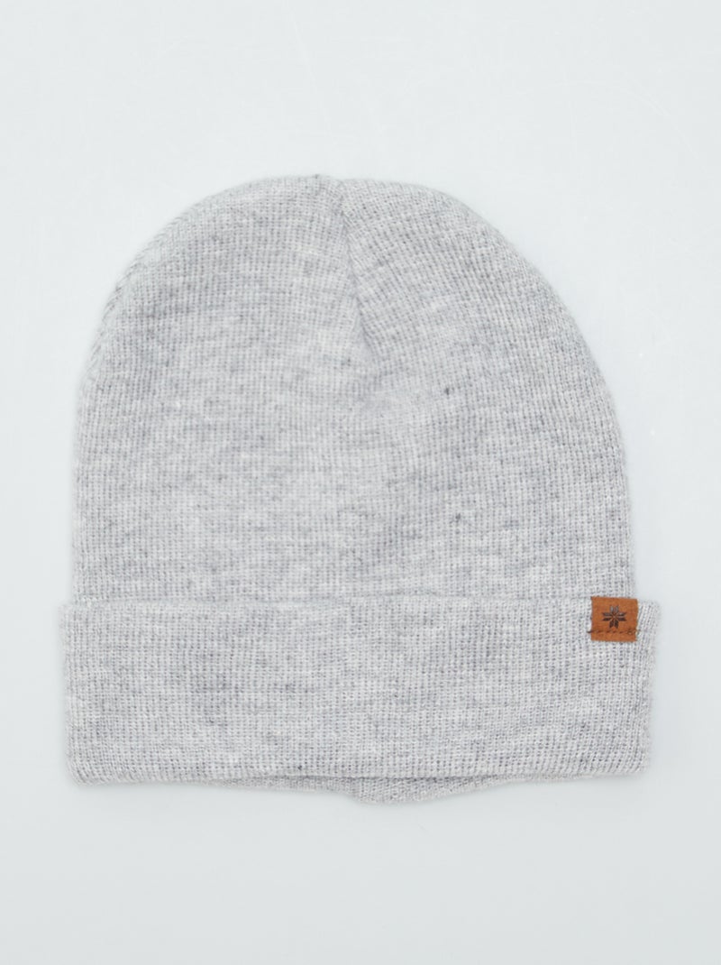 Bonnet classique Gris - Kiabi