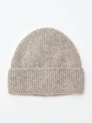 Bonnet côtelé avec revers