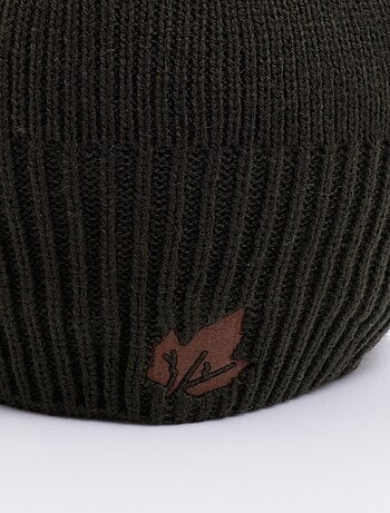 Bonnet cotelé chaud, intérieur polaire