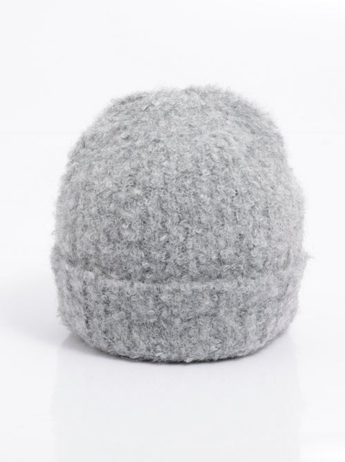 Bonnet cotelé en maille mousseuse - AFIBEL - Kiabi