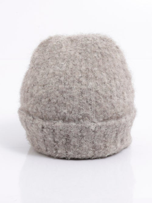 Bonnet cotelé en maille mousseuse - AFIBEL - Kiabi