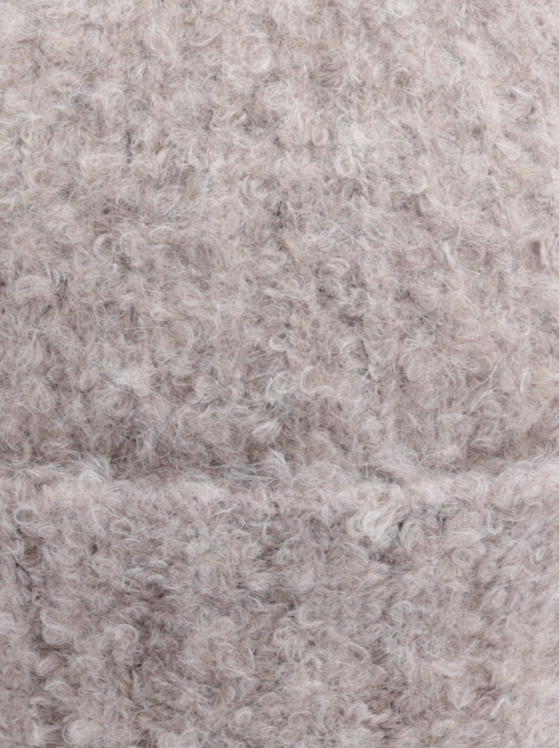Bonnet cotelé en maille mousseuse - AFIBEL Taupe - Kiabi