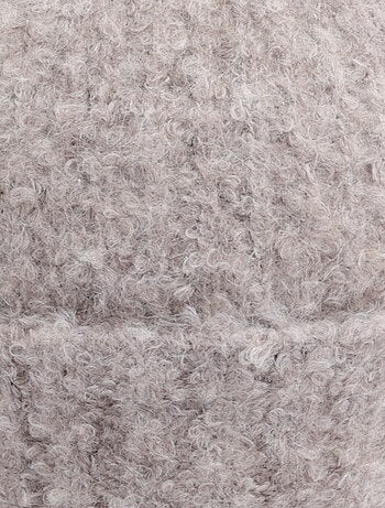 Bonnet cotelé en maille mousseuse