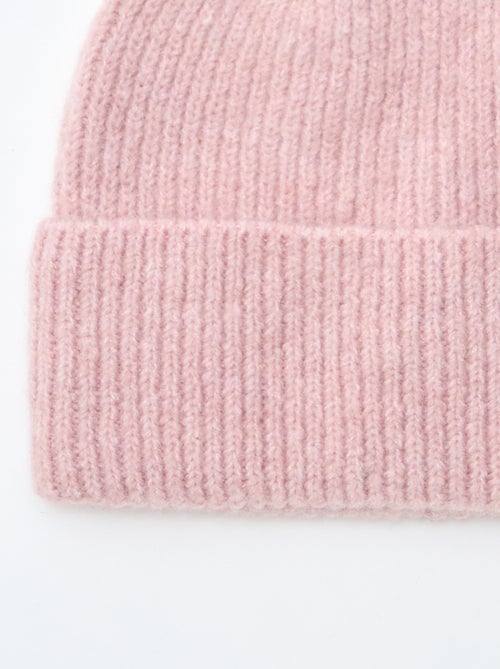 Bonnet côtelé - Kiabi