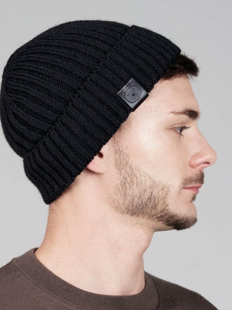 Bonnet court Dakota - Made in UE Noir - Kiabi