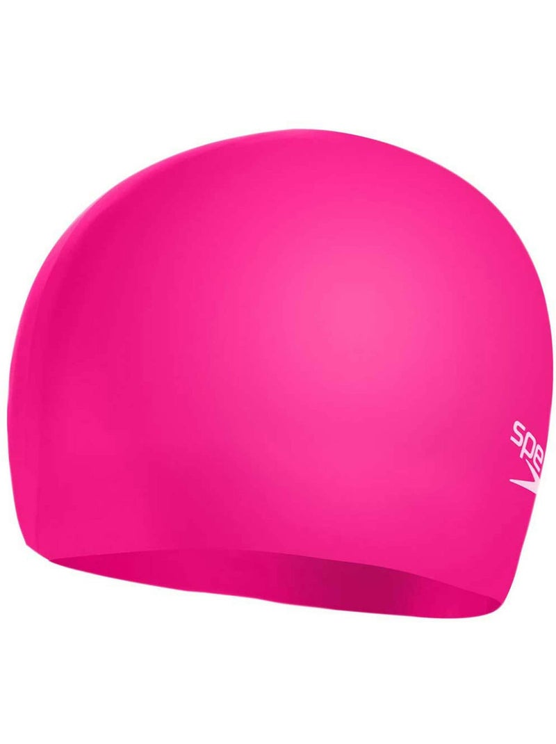 Bonnet de bain - speedo Rose fluo/Solinotes - Kiabi