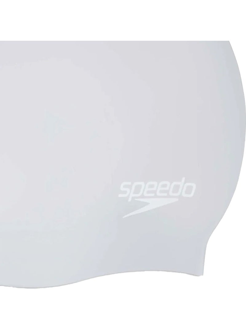 Bonnet de bain long hair - speedo Argenté - Kiabi