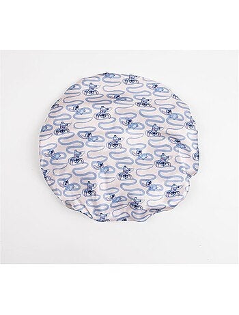 Bonnet de douche enfant Stitch jaune étanche et amusant