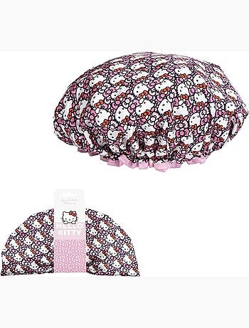 Bonnet de douche imperméable réglable enfant Hello Kitty