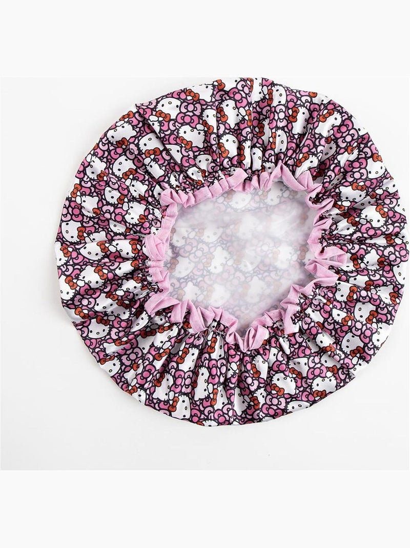 Bonnet de douche imperméable réglable enfant Hello Kitty Multicolore - Kiabi