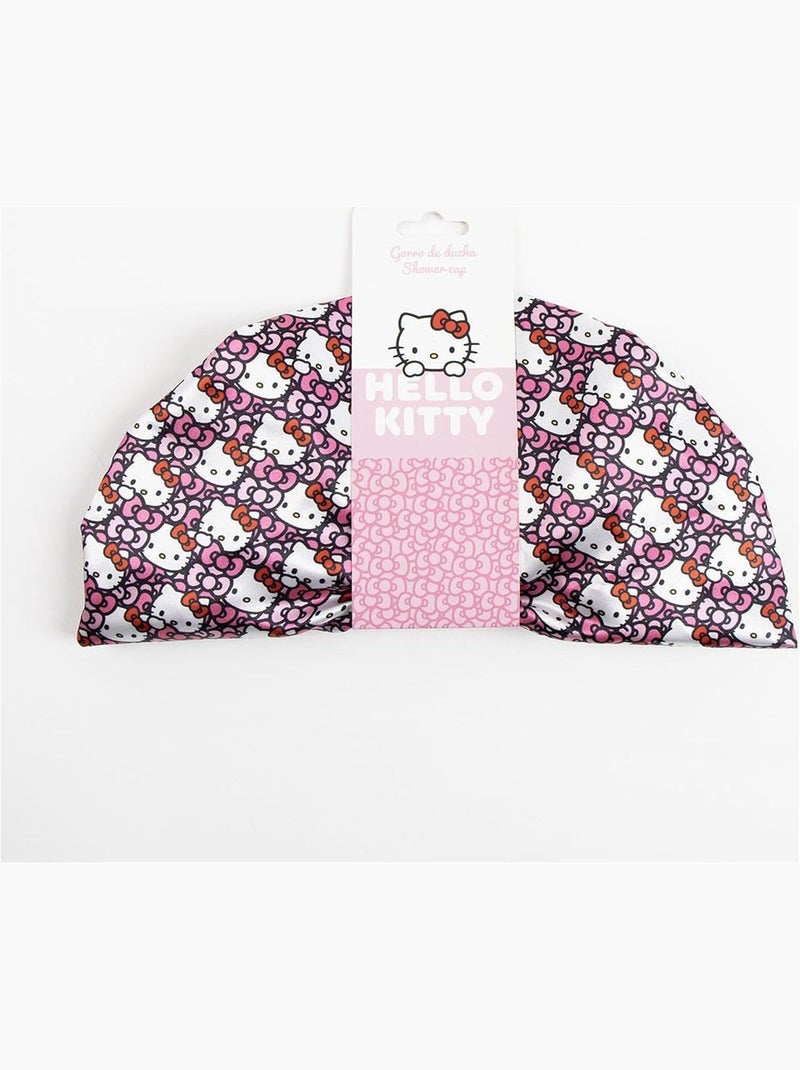 Bonnet de douche imperméable réglable enfant Hello Kitty Multicolore - Kiabi