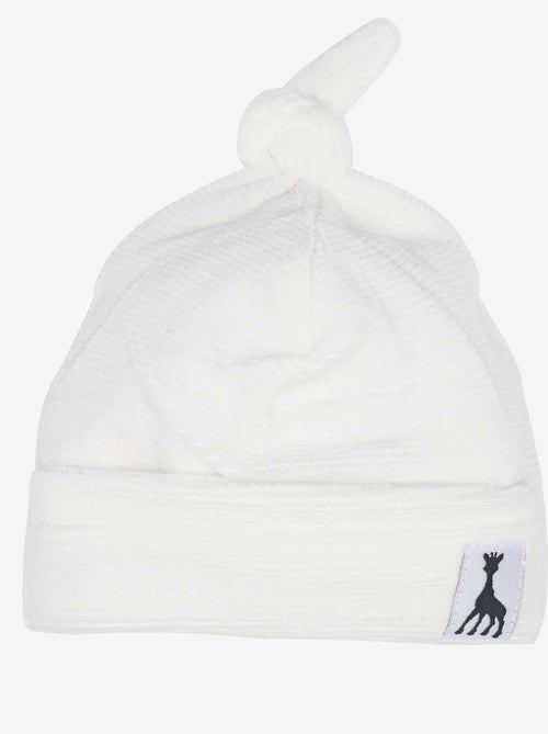 Bonnet de naissance coton bio - Kiabi