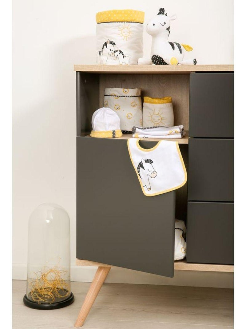 Bonnet de naissance en coton - SAUTHON Blanc - Kiabi