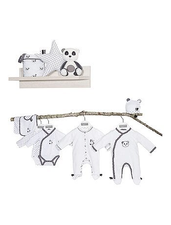 Bonnet de naissance en coton - SAUTHON