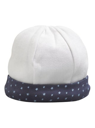 Bonnet de naissance en coton - SAUTHON