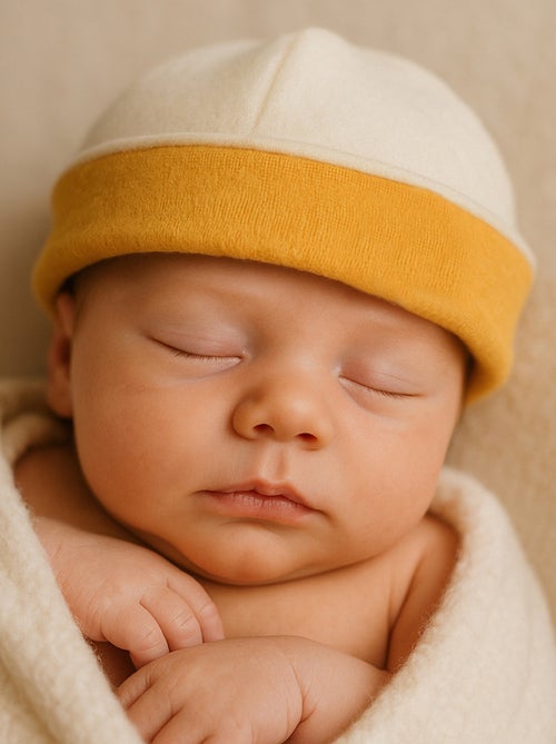 Bonnet de Naissance en Coton Bio - Kiabi