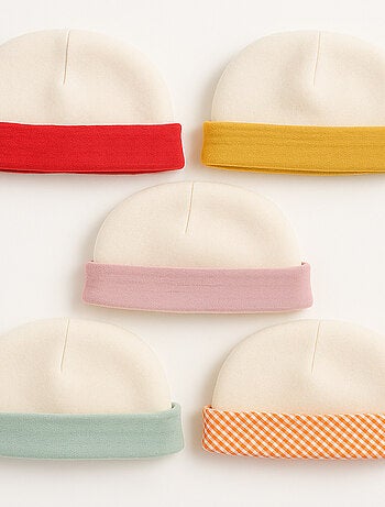 Bonnet de Naissance en Coton Bio