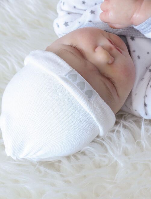 Bonnet bébé naissance/1 mois - 1 u - Au Fil De La Terre Bernadette