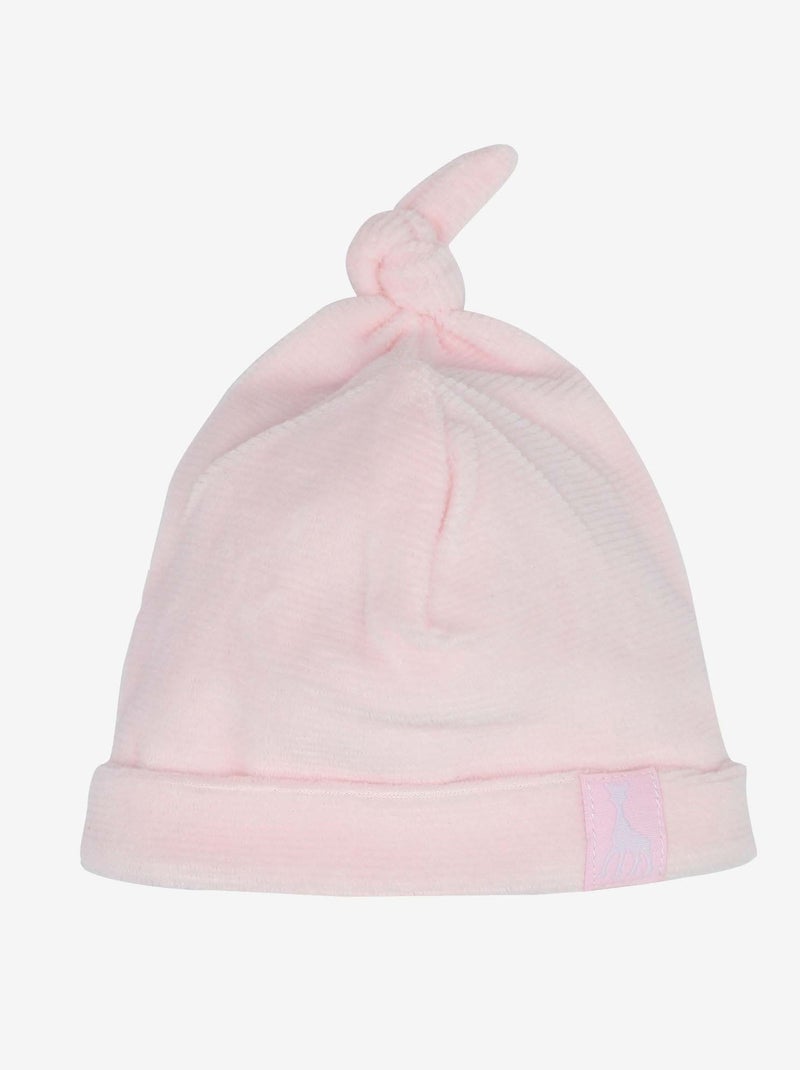 Bonnet de naissance Rose - Kiabi