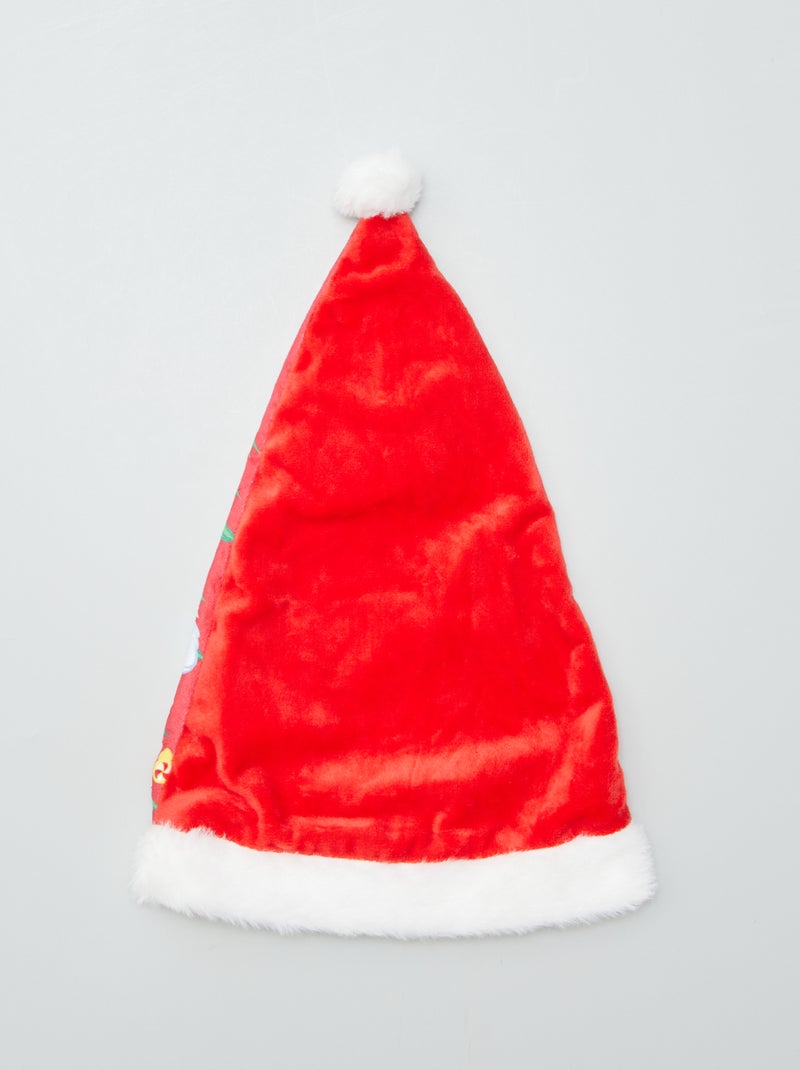 Bonnet de Noël 'Mickey' Rouge - Kiabi