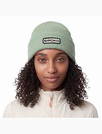 Bonnet de randonnée en maille gaufrée homme et femme sequoia