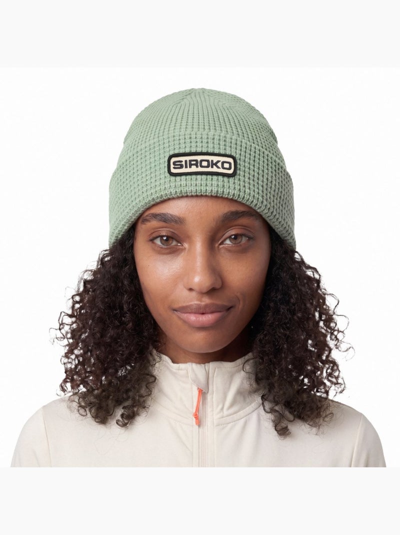 Bonnet de randonnée en maille gaufrée homme et femme sequoia Vert - Kiabi