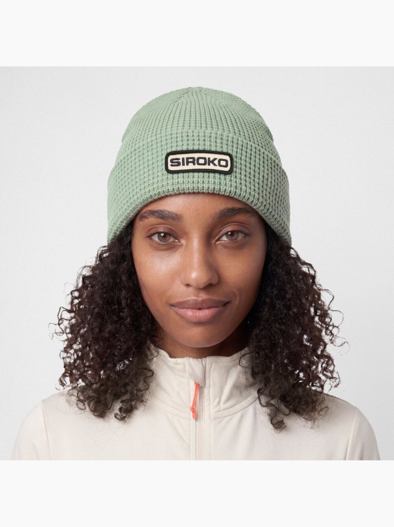 Bonnet de randonnée en maille gaufrée homme et femme sequoia Vert - Kiabi