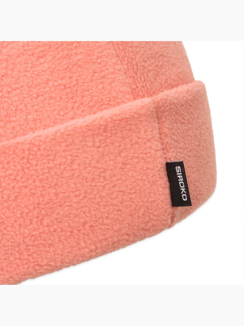 Bonnet de randonnée en polaire homme et femme aysen coral Orange - Kiabi