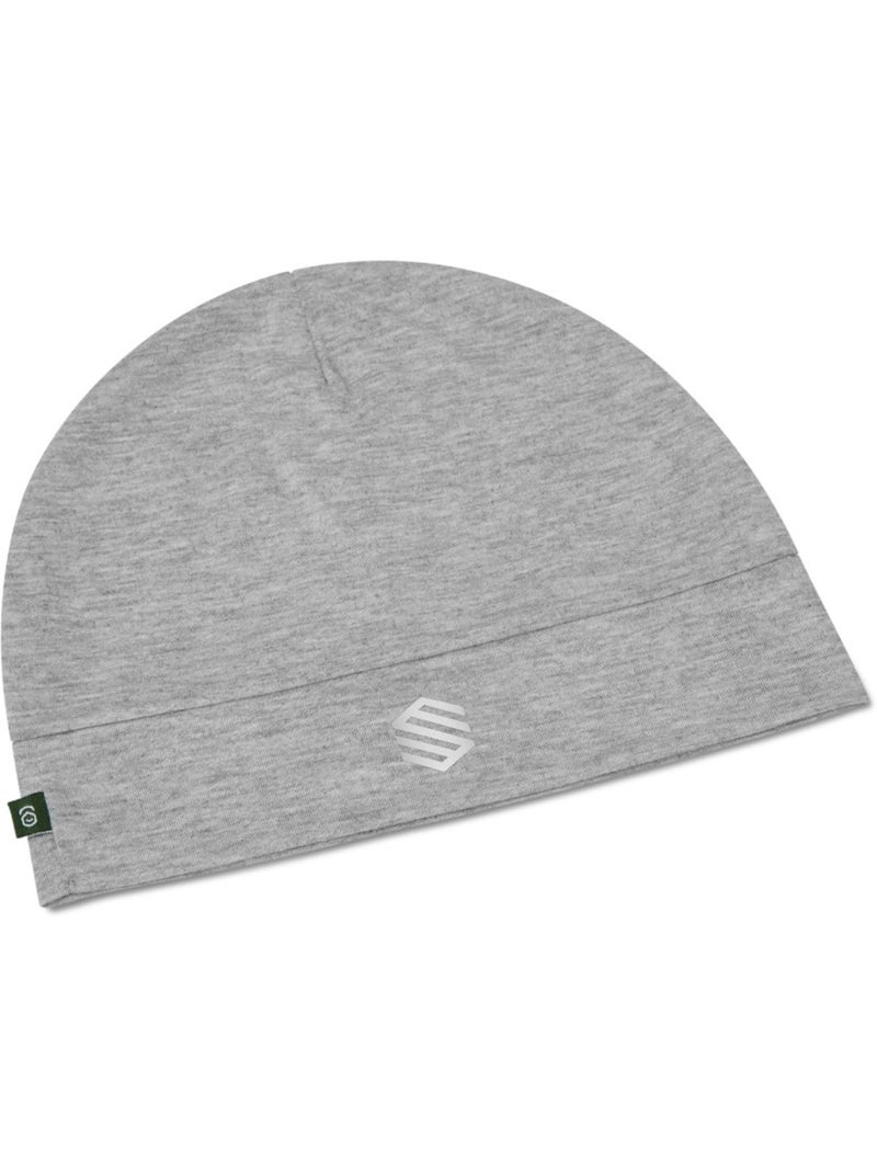 Bonnet de running fitness homme et femme helios melange gray Blanc Gris - Kiabi