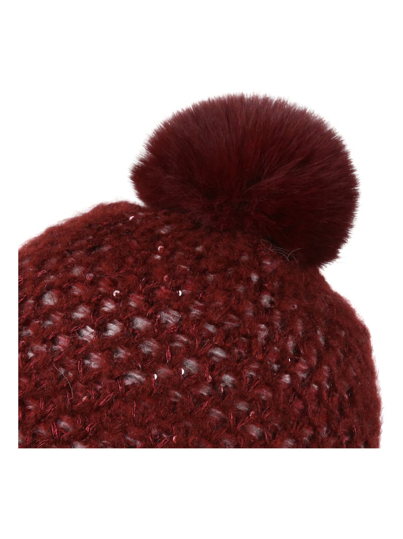 Bonnet d´hiver lorelai - regatta Bordeaux - Kiabi