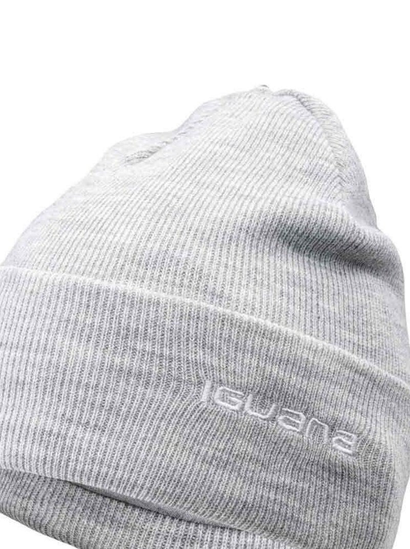 Bonnet d'hiver motif/style côtelé lea - iguana Gris Gris clair - Kiabi