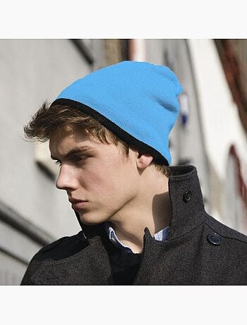 Bonnet d'hiver unisexe réversible fashion fit - result